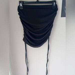 SHEIN black skirt bottom with the same matching top